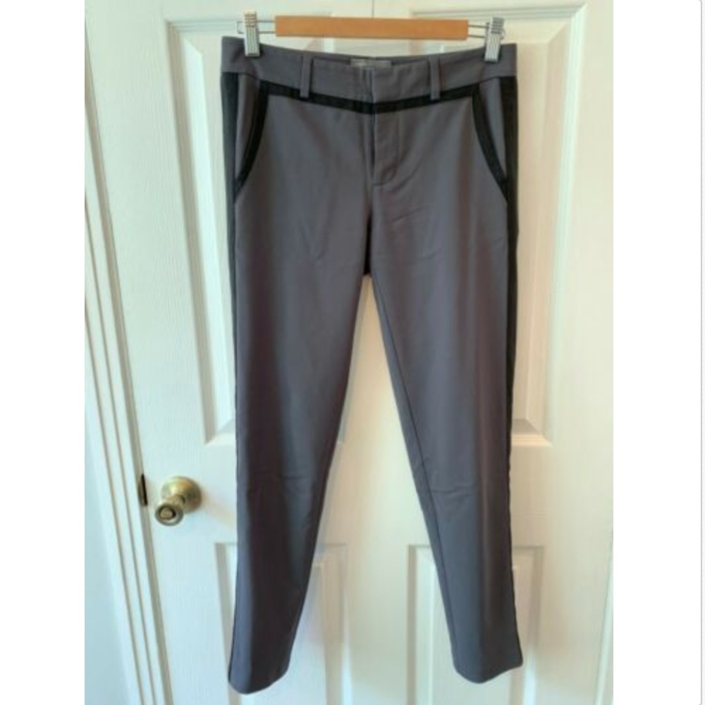 Vince Wool Blend Grey Tuxedo Pants Sz 0